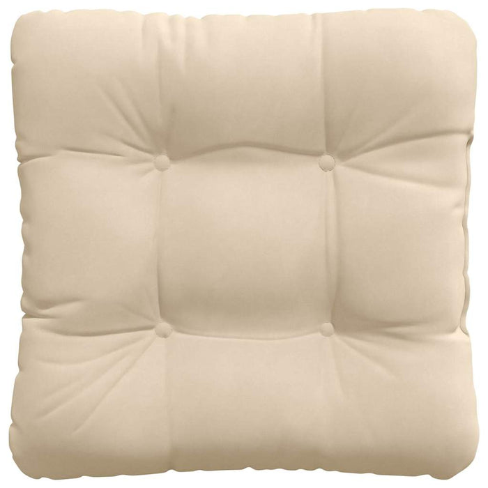 Perne de Șezut 4 pcs Crem 40 x 40 cm Țesătură din microfibră - WALTI WALTI