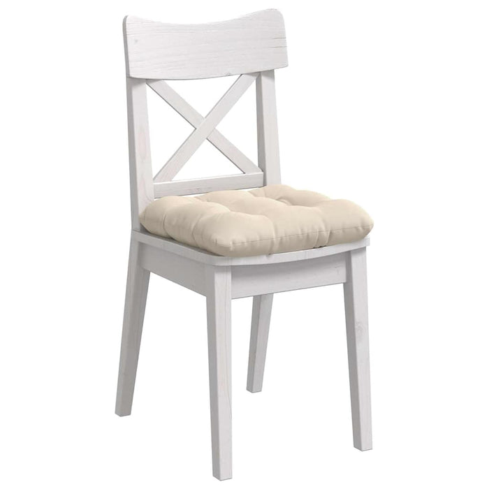 Perne de Șezut 4 pcs Bej 40 x 40 cm Țesătură din microfibră - WALTI WALTI
