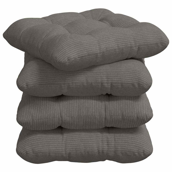 Perne de Șezut 4 pcs Gri deschis 40 x 40 cm - WALTI WALTI