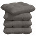 Perne de Șezut 4 pcs Gri deschis 40 x 40 cm - WALTI WALTI