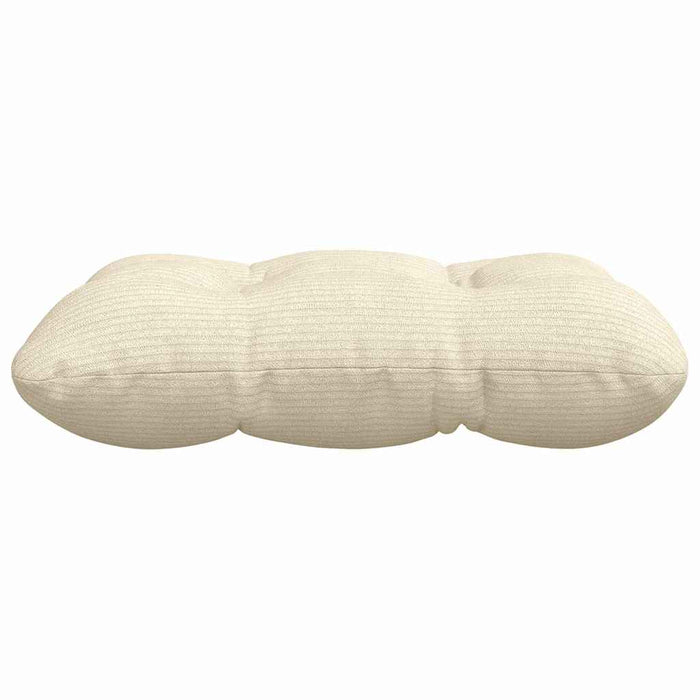 Perne de Șezut 4 pcs Crem 40 x 40 cm Țesătură din corduroy - WALTI WALTI