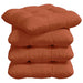 Perne de Șezut 4 pcs Roșu portocalie 40 x 40 cm - WALTI WALTI