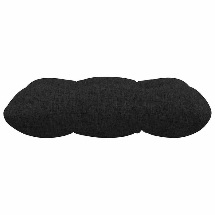 Perne de Șezut 4 pcs Negru 45 x 45 x 12 cm țesătură - WALTI WALTI