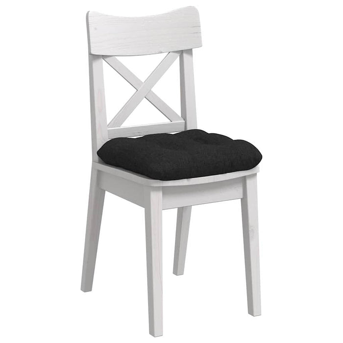 Perne de Șezut 4 pcs Negru 45 x 45 x 12 cm țesătură - WALTI WALTI