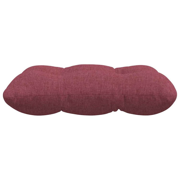 Perne de Șezut 4 pcs Roșu Vin 45 x 45 x 12 cm țesătură - WALTI WALTI