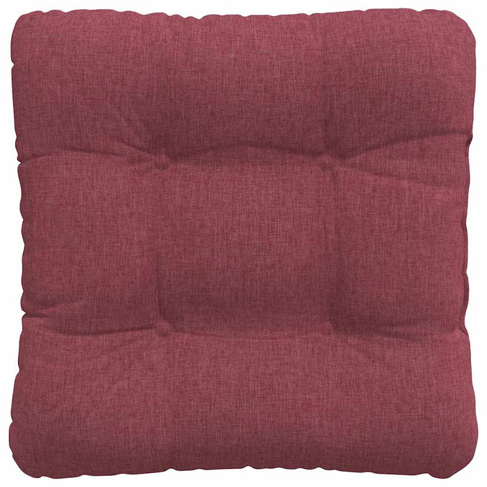 Perne de Șezut 4 pcs Roșu Vin 45 x 45 x 12 cm țesătură - WALTI WALTI