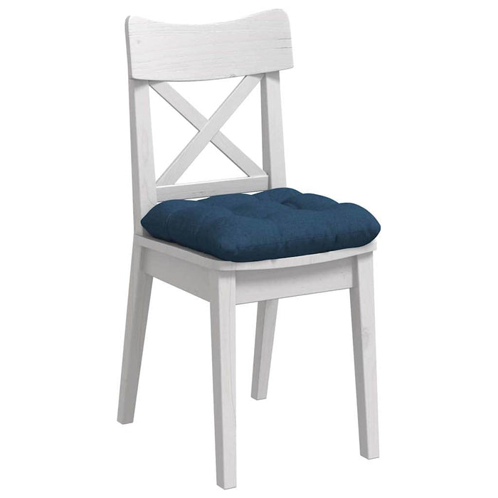 Perne de Șezut 4 pcs albastru 45 x 45 x 12 cm țesătură - WALTI WALTI