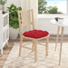 Perne de Șezut 4 pcs Roșu 45 x 45 x 12 cm țesătură - WALTI WALTI