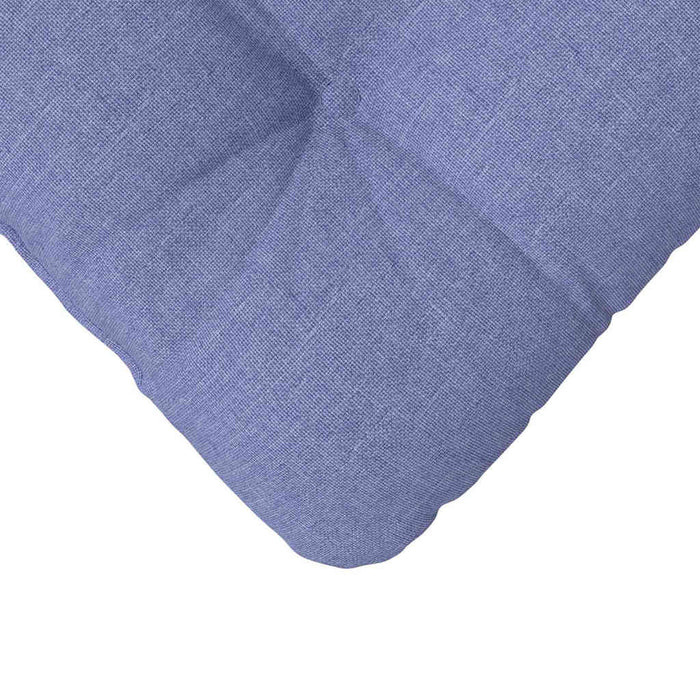 Perne de Șezut 4 pcs Albastru Jeans 45 x 45 x 12 cm țesătură - WALTI WALTI