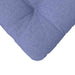 Perne de Șezut 4 pcs Albastru Jeans 45 x 45 x 12 cm țesătură - WALTI WALTI