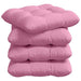 Perne de Șezut 4 pcs Roz 45 x 45 x 12 cm țesătură - WALTI WALTI