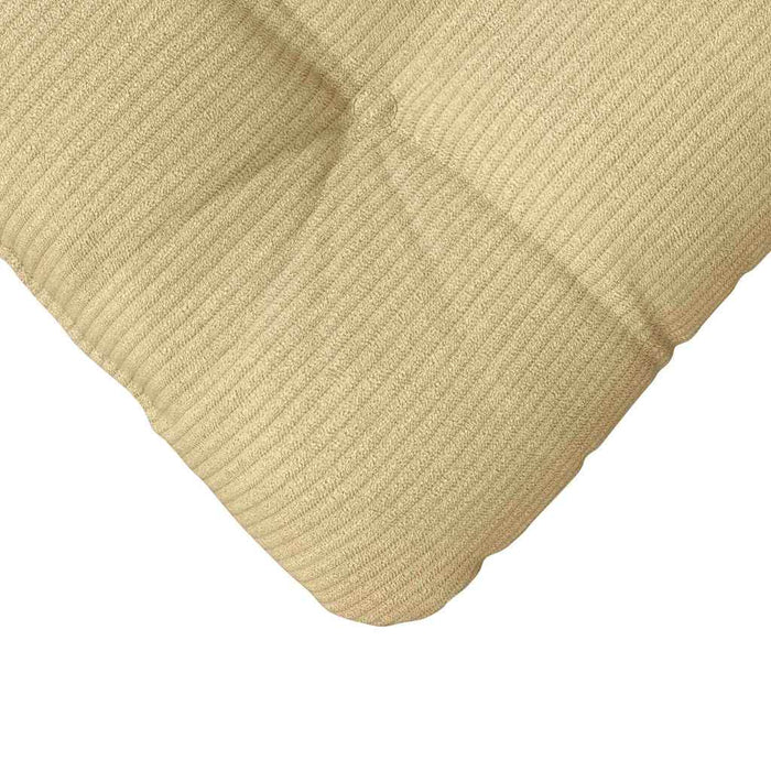 Perne de Șezut 4 pcs Gri Verde 45 x 45 cm Țesătură din corduroy - WALTI WALTI