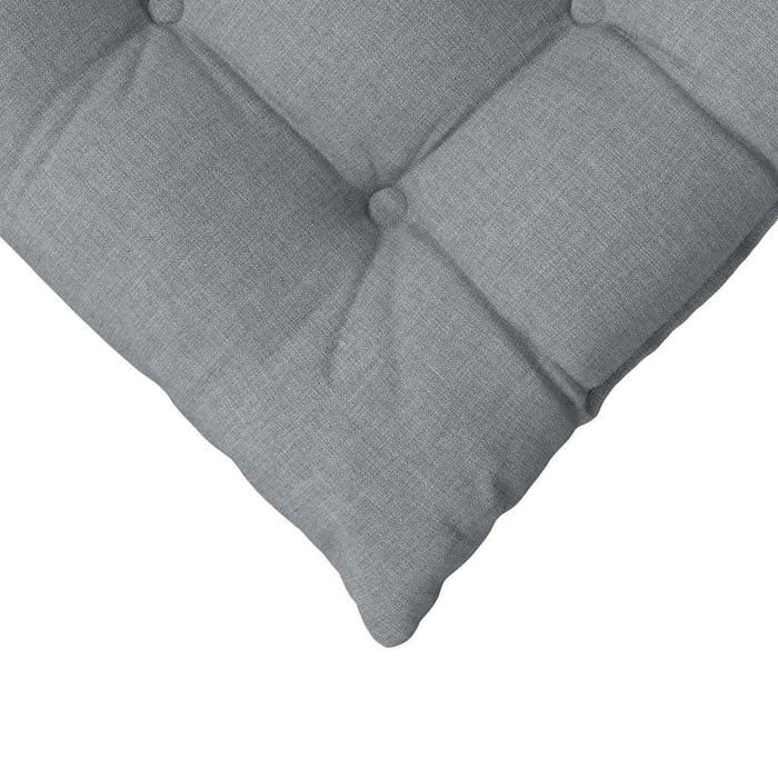 Perne de Șezut 4 pcs Gri deschis 40 x 40 x 6 cm țesătură - WALTI WALTI