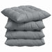 Perne de Șezut 4 pcs Gri deschis 40 x 40 x 6 cm țesătură - WALTI WALTI