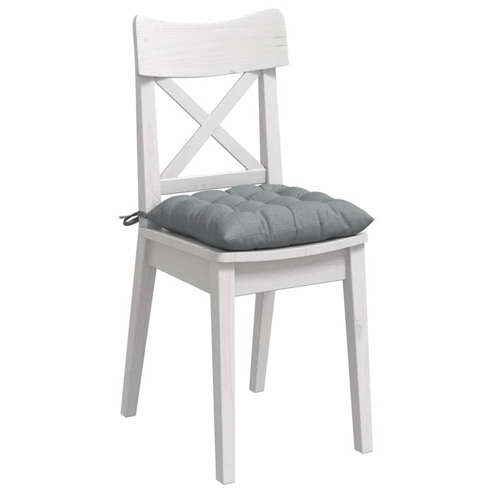 Perne de Șezut 4 pcs Gri deschis 40 x 40 x 6 cm țesătură - WALTI WALTI