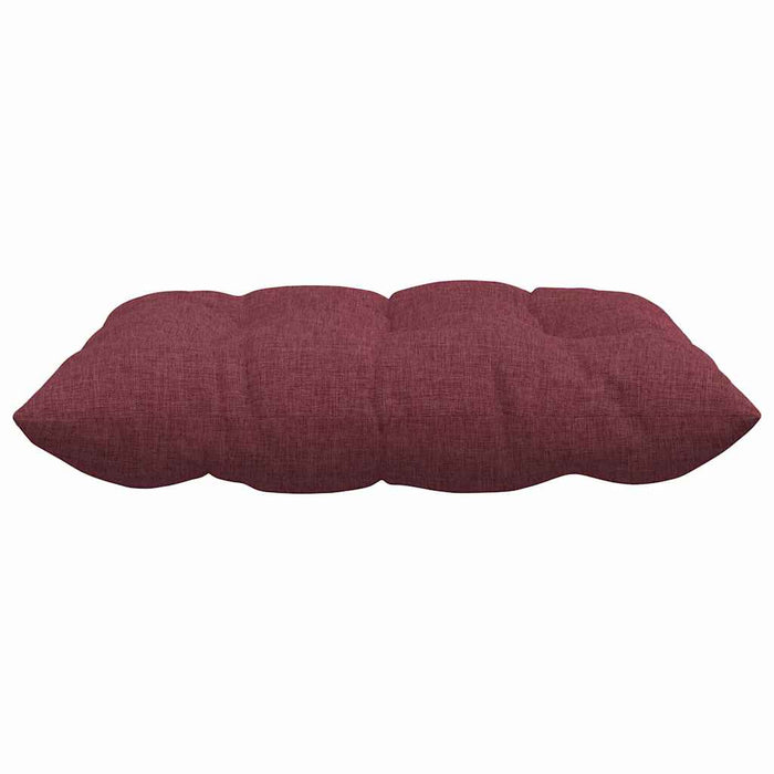 Perne de Șezut 4 pcs Roșu Vin 40 x 40 x 6 cm țesătură - WALTI WALTI