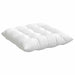 Perne de Șezut 4 pcs Alb 40 x 40 x 6 cm țesătură - WALTI WALTI