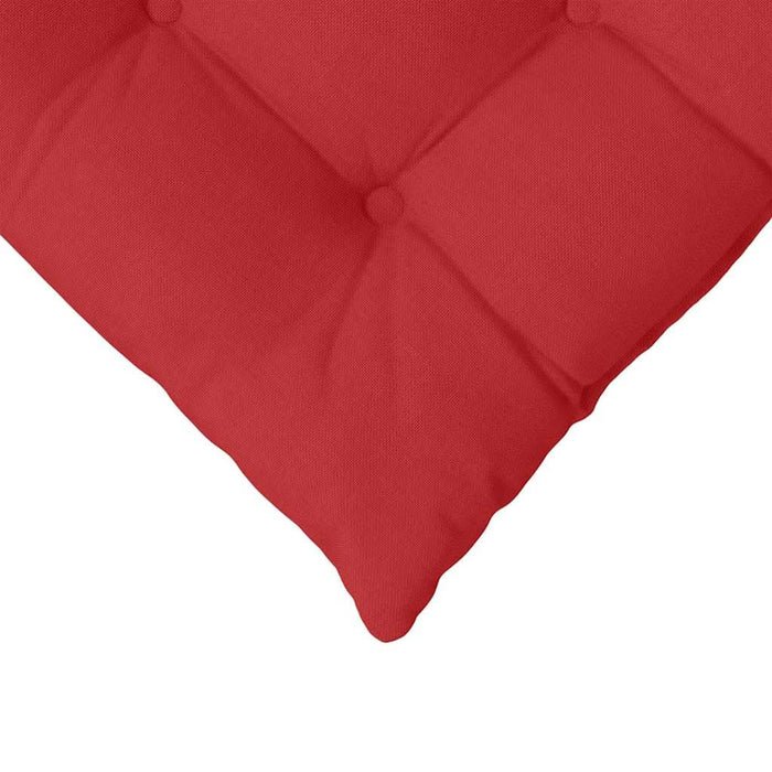 Perne de Șezut 4 pcs Roșu 40 x 40 x 6 cm țesătură - WALTI WALTI