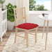 Perne de Șezut 4 pcs Roșu 40 x 40 x 6 cm țesătură - WALTI WALTI