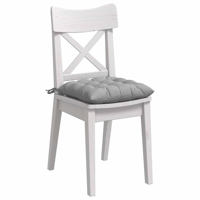 Perne de Șezut 4 pcs Gri nori 40 x 40 x 6 cm țesătură - WALTI WALTI