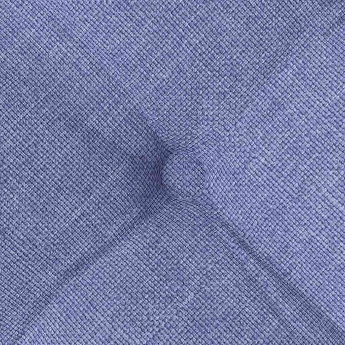 Perne de Șezut 4 pcs Albastru Jeans 40 x 40 x 6 cm țesătură - WALTI WALTI