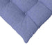 Perne de Șezut 4 pcs Albastru Jeans 40 x 40 x 6 cm țesătură - WALTI WALTI