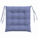 Perne de Șezut 4 pcs Albastru Jeans 40 x 40 x 6 cm țesătură - WALTI WALTI