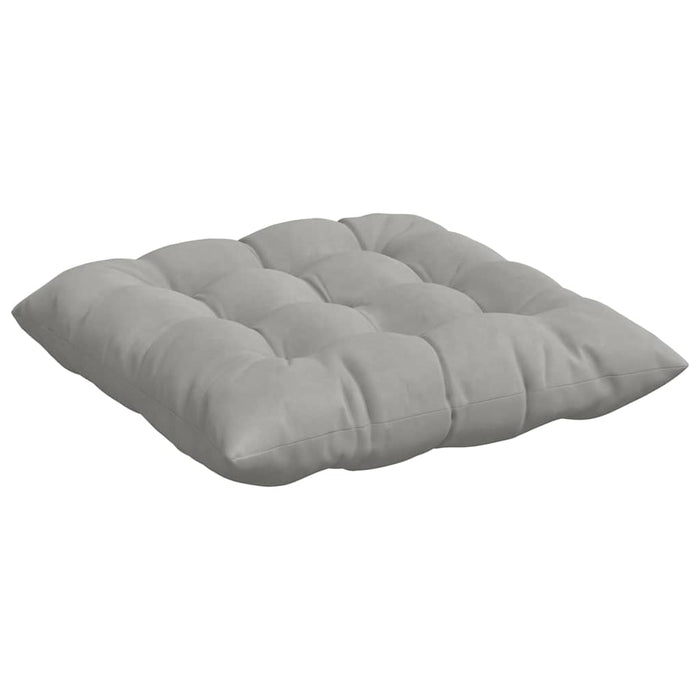 Perne de Șezut 4 pcs Gri deschis 40 x 40 x 6 cm Microfibră - WALTI WALTI
