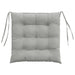 Perne de Șezut 4 pcs Gri deschis 40 x 40 x 6 cm Microfibră - WALTI WALTI