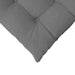 Perne de Șezut 4 pcs Gri închis 40 x 40 x 6 cm Microfibră - WALTI WALTI
