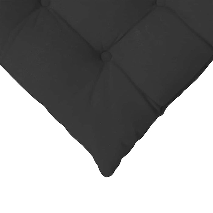 Perne de Șezut 4 pcs Negru 40 x 40 x 6 cm Microfibră - WALTI WALTI