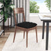 Perne de Șezut 4 pcs Negru 40 x 40 x 6 cm Microfibră - WALTI WALTI