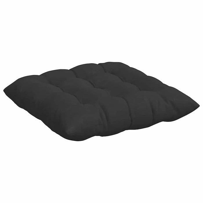 Perne de Șezut 4 pcs Negru 40 x 40 x 6 cm Microfibră - WALTI WALTI
