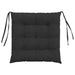 Perne de Șezut 4 pcs Negru 40 x 40 x 6 cm Microfibră - WALTI WALTI