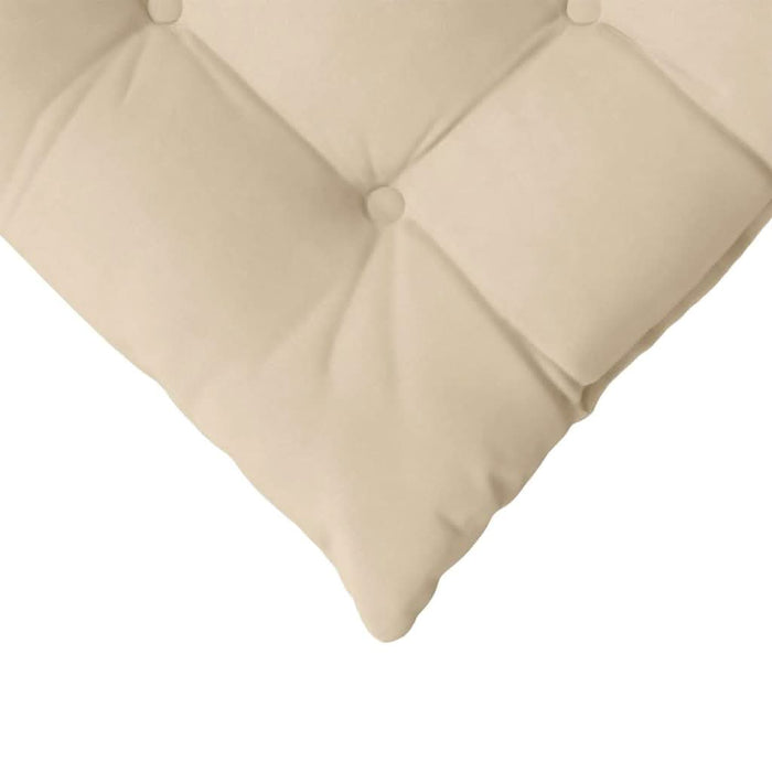 Perne de Șezut 4 pcs Crem 40 x 40 x 6 cm Microfibră - WALTI WALTI