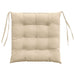 Perne de Șezut 4 pcs Crem 40 x 40 x 6 cm Microfibră - WALTI WALTI
