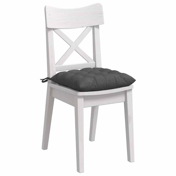 Perne de Șezut 4 pcs Gri închis 40 x 40 x 6 cm - WALTI WALTI