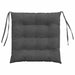 Perne de Șezut 4 pcs Gri închis 40 x 40 x 6 cm - WALTI WALTI