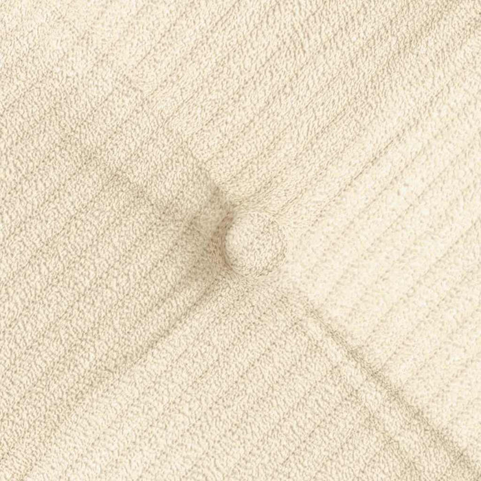 Perne de Șezut 4 pcs Crem 40 x 40 x 6 cm Țesătură din corduroy - WALTI WALTI