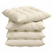 Perne de Șezut 4 pcs Crem 40 x 40 x 6 cm Țesătură din corduroy - WALTI WALTI
