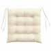 Perne de Șezut 4 pcs Crem 40 x 40 x 6 cm Țesătură din corduroy - WALTI WALTI