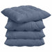 Perne de Șezut 4 pcs albastru 40 x 40 x 6 cm - WALTI WALTI