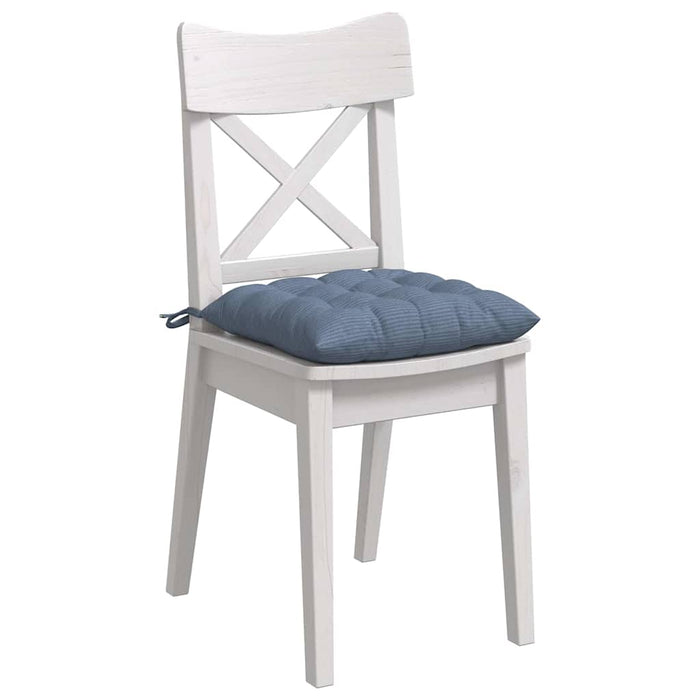 Perne de Șezut 4 pcs albastru 40 x 40 x 6 cm - WALTI WALTI