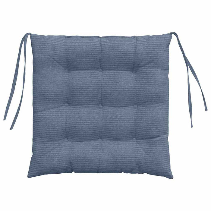 Perne de Șezut 4 pcs albastru 40 x 40 x 6 cm - WALTI WALTI