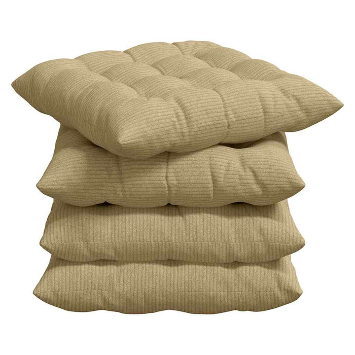 Perne de Șezut 4 pcs Gri Verde 40 x 40 x 6 cm - WALTI WALTI