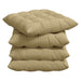Perne de Șezut 4 pcs Gri Verde 40 x 40 x 6 cm - WALTI WALTI