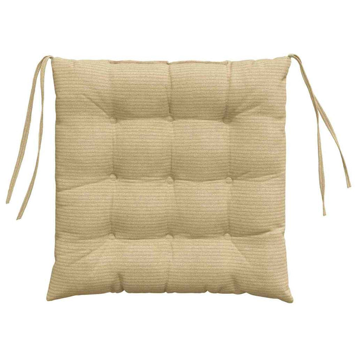 Perne de Șezut 4 pcs Gri Verde 40 x 40 x 6 cm - WALTI WALTI