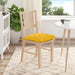 Perne de Șezut 4 pcs Galben Deschis 40 x 40 x 6 cm - WALTI WALTI