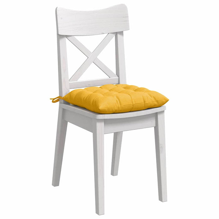 Perne de Șezut 4 pcs Galben Deschis 40 x 40 x 6 cm - WALTI WALTI