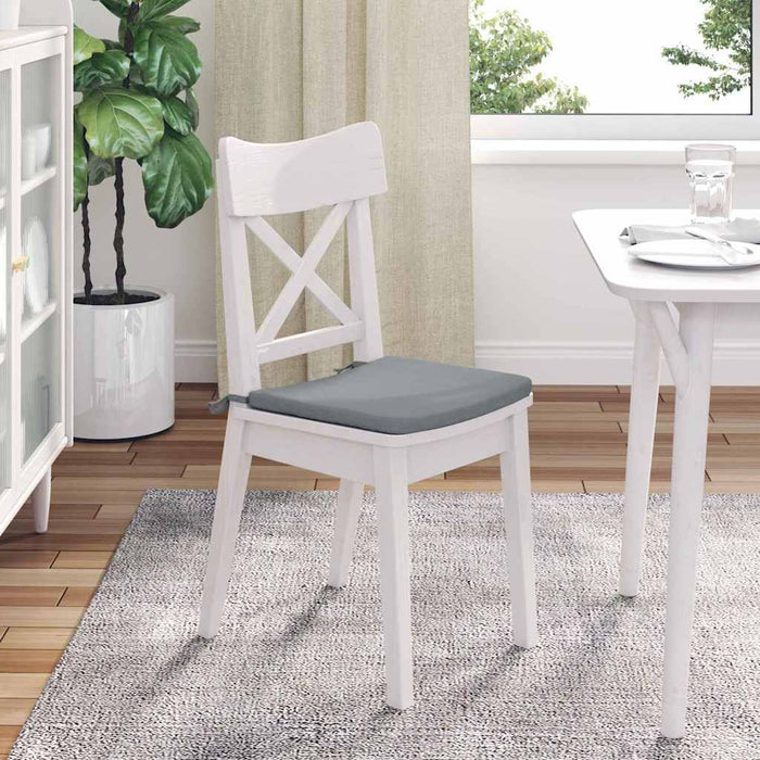 Perne de Șezut 4 pcs Gri deschis 40 x 40 x 3 cm țesătură - WALTI WALTI